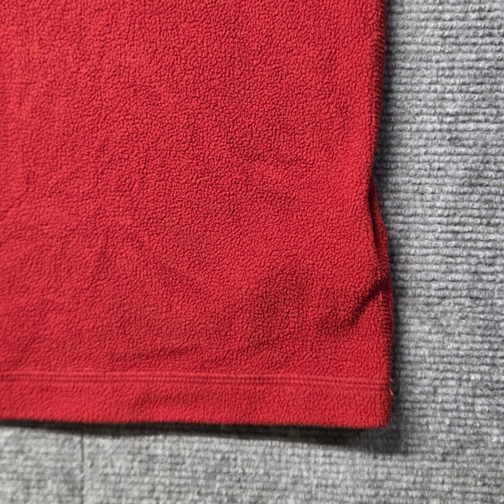 Marmot Mens Red Quarter Zip Microfleece Pullover Sweater Large H83590 - Picture 6 of 12